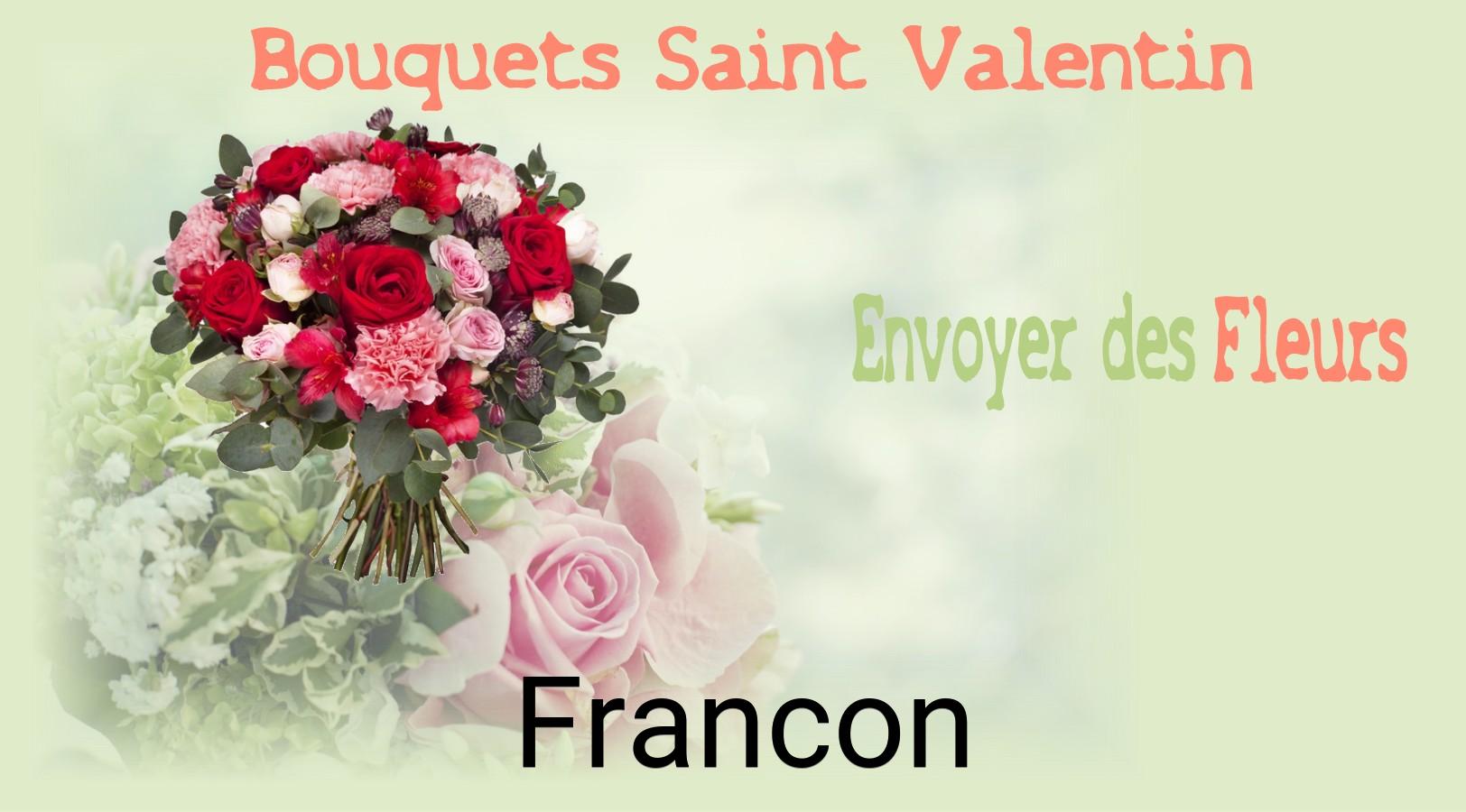 Roses de Saint-Valentin livrées à Francon